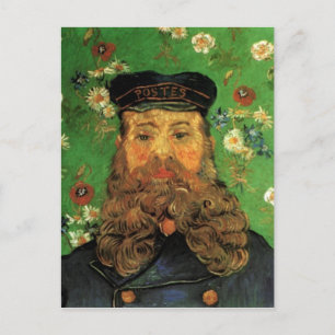 Porträt des Postmanns Joseph Roulin von Van Gogh Postkarte