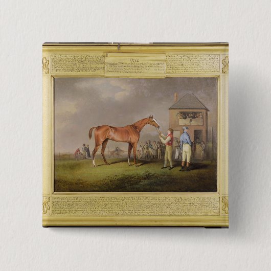 Porträt "des Quiz", das Eigentum von Lord Rous, Button (Vorderseite)