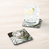 Porträt des Tigers Getränkeuntersetzer (Rechte Seite)