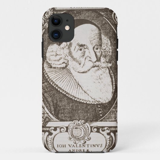 Porträt des Valentinsgrußes Andreae (1568-1643), Case-Mate iPhone Hülle (Rückseite)
