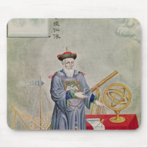 Porträt des Vaters Ferdinand Verbiest Mousepad