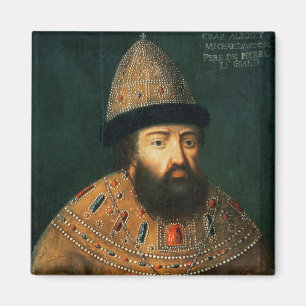 Porträt des Zars Alexei I Mihailovitch Magnet