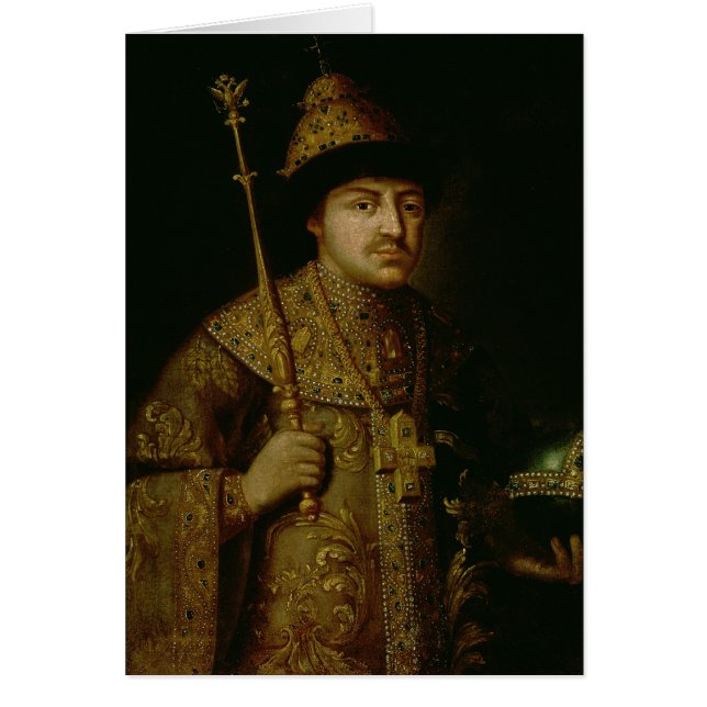 Porträt des Zars Fyodor III Alexeevich (Vorne)