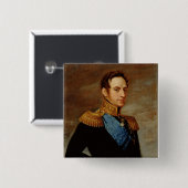 Porträt des Zars Nicholas I 1826 Button (Vorne & Hinten)