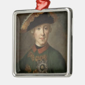 Porträt des Zars Peter III Silbernes Ornament (Links)