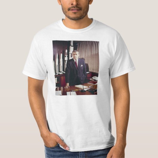 Porträt Doktor-Wernher von Braun T-Shirt (Vorderseite)