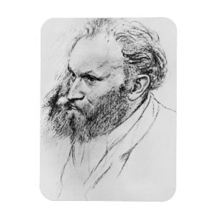 Porträt Edgar Degass   von Edouard Manet Magnet