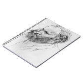 Porträt Edgar Degass | von Edouard Manet Notizblock (Linke Seite)