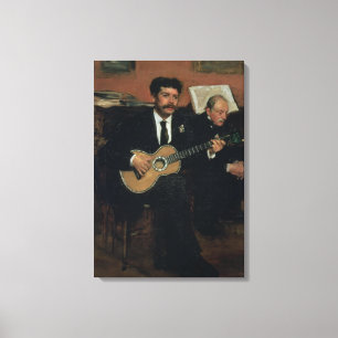 Porträt Edgar Degass   von Lorenzo-Heiden Leinwanddruck