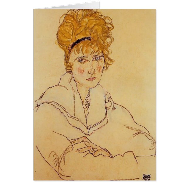 Porträt Egon Schiele- von Edith Schiele (Vorne)