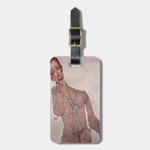 Porträt Egon Schiele- von Karl Zakovsek Gepäckanhänger