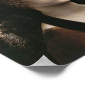 Porträt einer Adelsfrau von Leonardo da Vinci Poster (Ecke)