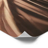 Porträt einer Alien mit Holzhaut | Art der AI Poster (Ecke)