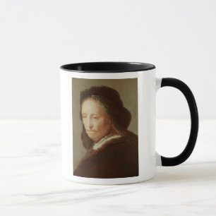 Porträt einer alten Frau, c.1600-1700 Tasse