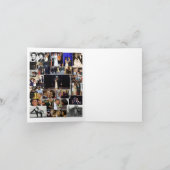 Porträt einer amerikanischen Heirat Feiertagskarte (Innenseite)