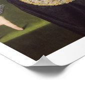 Porträt einer Dame, 1613 (Öl auf Tafel) Poster (Ecke)