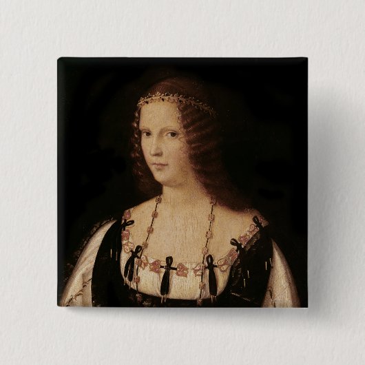 Porträt einer Dame Button (Vorderseite)
