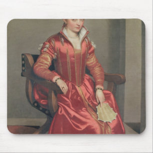Porträt einer Dame, c.1555-60 Mousepad