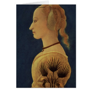 Porträt einer Dame im Gelb, c.1465