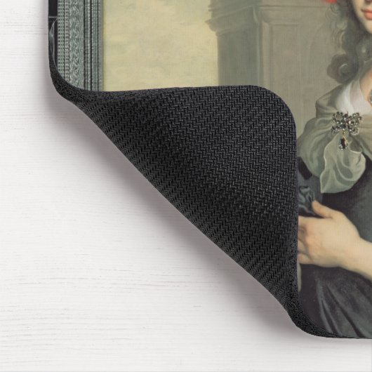 Porträt einer Dame Mousepad (Ecke)