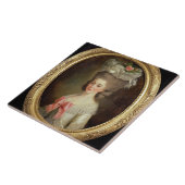 Porträt einer Dame (Öl auf Leinwand) Fliese (Seite)