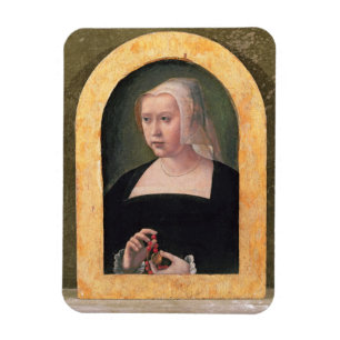 Porträt einer Dame (Platte) Magnet