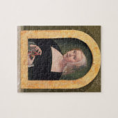 Porträt einer Dame (Platte) Puzzle (Horizontal)