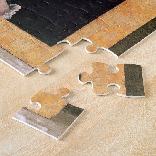 Porträt einer Dame (Platte) Puzzle (Seite)