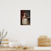 Porträt einer Dame Poster (Küche)