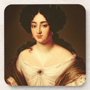 Porträt einer Dame, sagte, Marie-Anne Mancini zu Getränkeuntersetzer