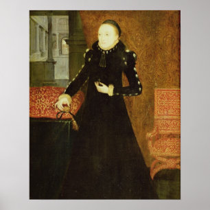 Porträt einer Dame, vermutlich Katherine, Herzogin Poster