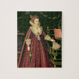 Porträt einer Dame, vielleicht Elizabeth, Gräfin Puzzle
