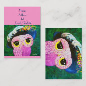 Porträt einer Dame Visitenkarte (Vorne/Hinten)