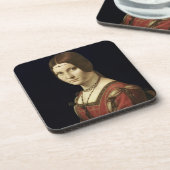 Porträt einer Dame vom Gericht von Mailand Untersetzer (Linke Seite)