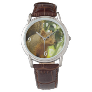 Porträt einer Eichhörnchennaturfotografie Armbanduhr
