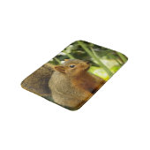 Porträt einer Eichhörnchennaturfotografie Badematte (Schrägansicht)