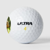 Porträt einer Eichhörnchennaturfotografie Golfball (Logo)