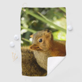 Porträt einer Eichhörnchennaturfotografie Golfhandtuch (Insitu)