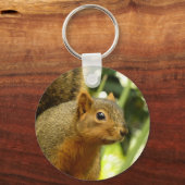 Porträt einer Eichhörnchennaturfotografie Schlüsselanhänger (Rückseite)