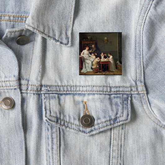 Porträt einer Familie, 1800-01 Button (Beispiel)