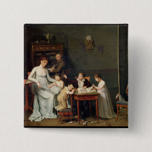 Porträt einer Familie, 1800-01 Button