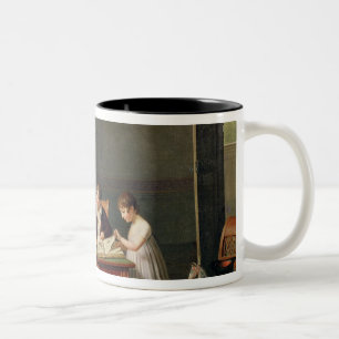 Porträt einer Familie, 1800-01 Zweifarbige Tasse