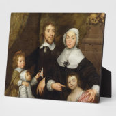 Porträt einer Familie, wahrscheinlich das von Rich Fotoplatte (Seite)