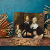 Porträt einer Familie, wahrscheinlich das von Rich Fotoplatte (Seite)