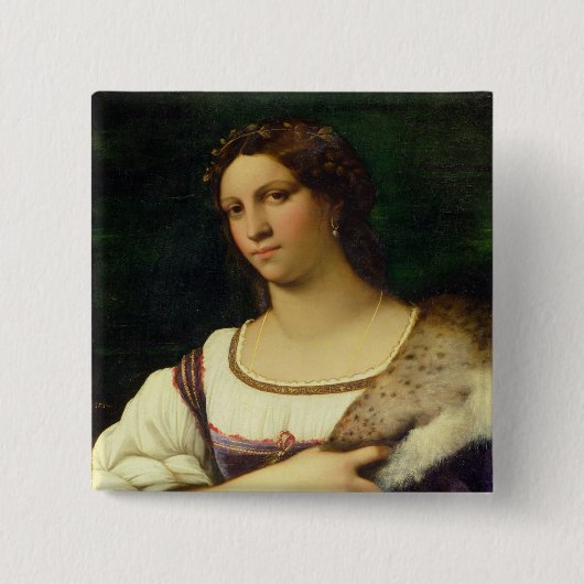 Porträt einer Frau, 1512 (Öl auf Leinwand) Button (Vorderseite)