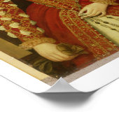 Porträt einer Frau, 1567 (Öl auf Tafel) Poster (Ecke)