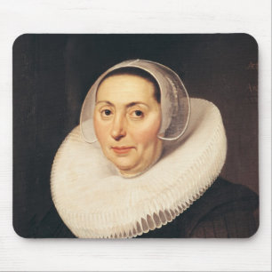 Porträt einer Frau, 1665 Mousepad