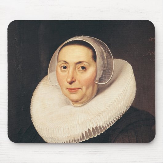 Porträt einer Frau, 1665 Mousepad (Vorne)