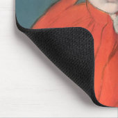 Porträt einer Frau, 1890 Mousepad (Ecke)