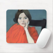 Porträt einer Frau, 1890 Mousepad (Mit Mouse)
